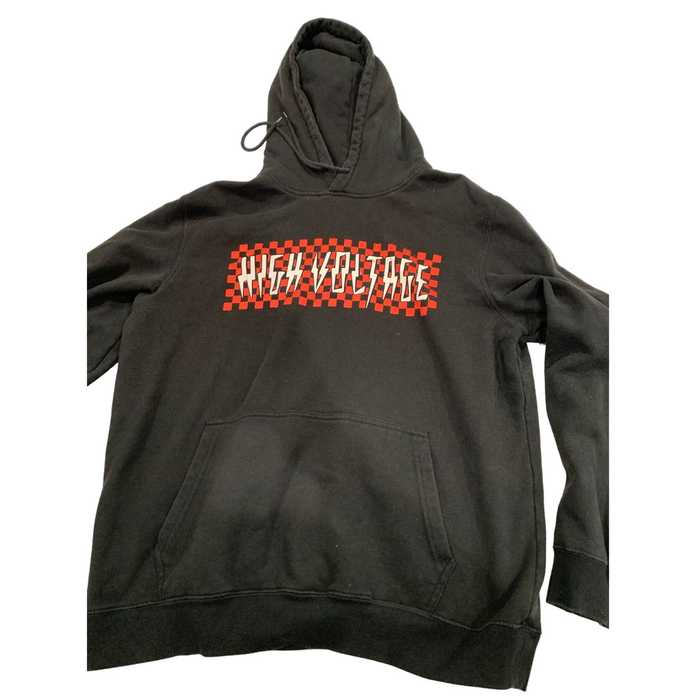 AC/DC High Voltage Graphic Printed Hoodie Size XL